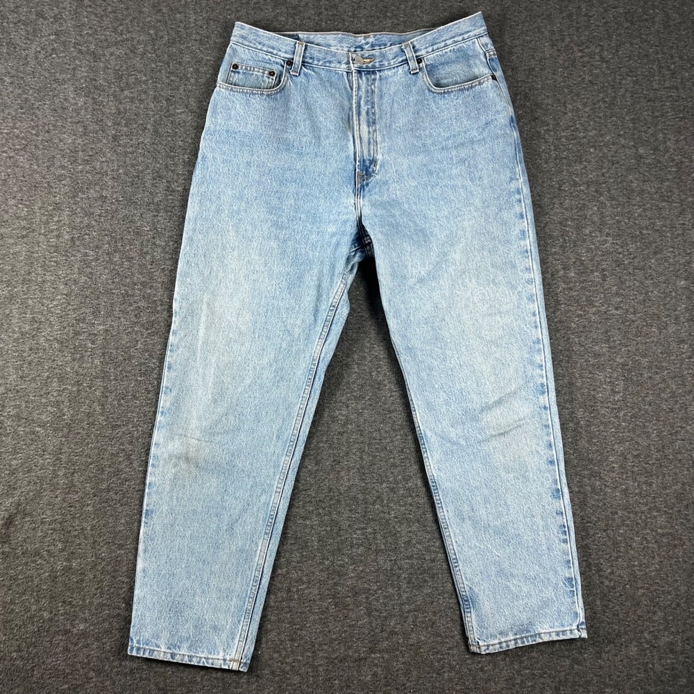 Vintage Gap Denim Loose Fit Jeans Women 16 Ankle Faded Blue Wash Y2K Made in USA